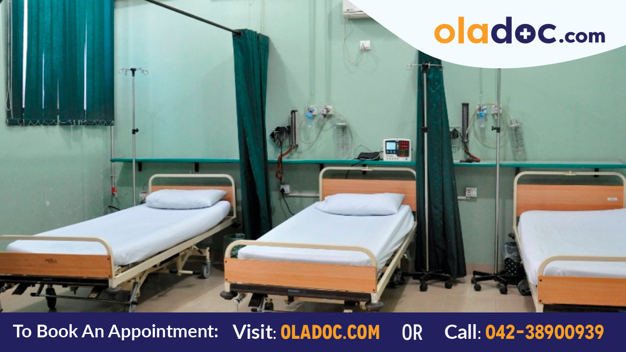 Ward at Surgimed Hospital Lahore